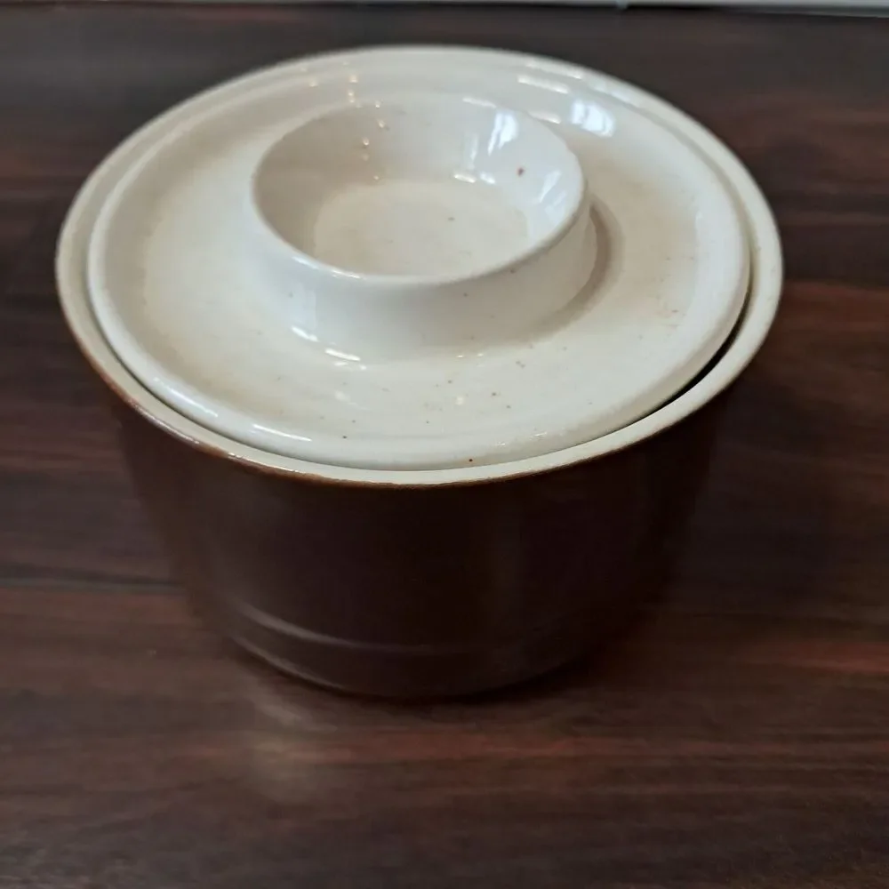 Vintage Irish Covered Sugar Dish Brendan Erin Stone Green Arklow Ireland‎ W/ Lid